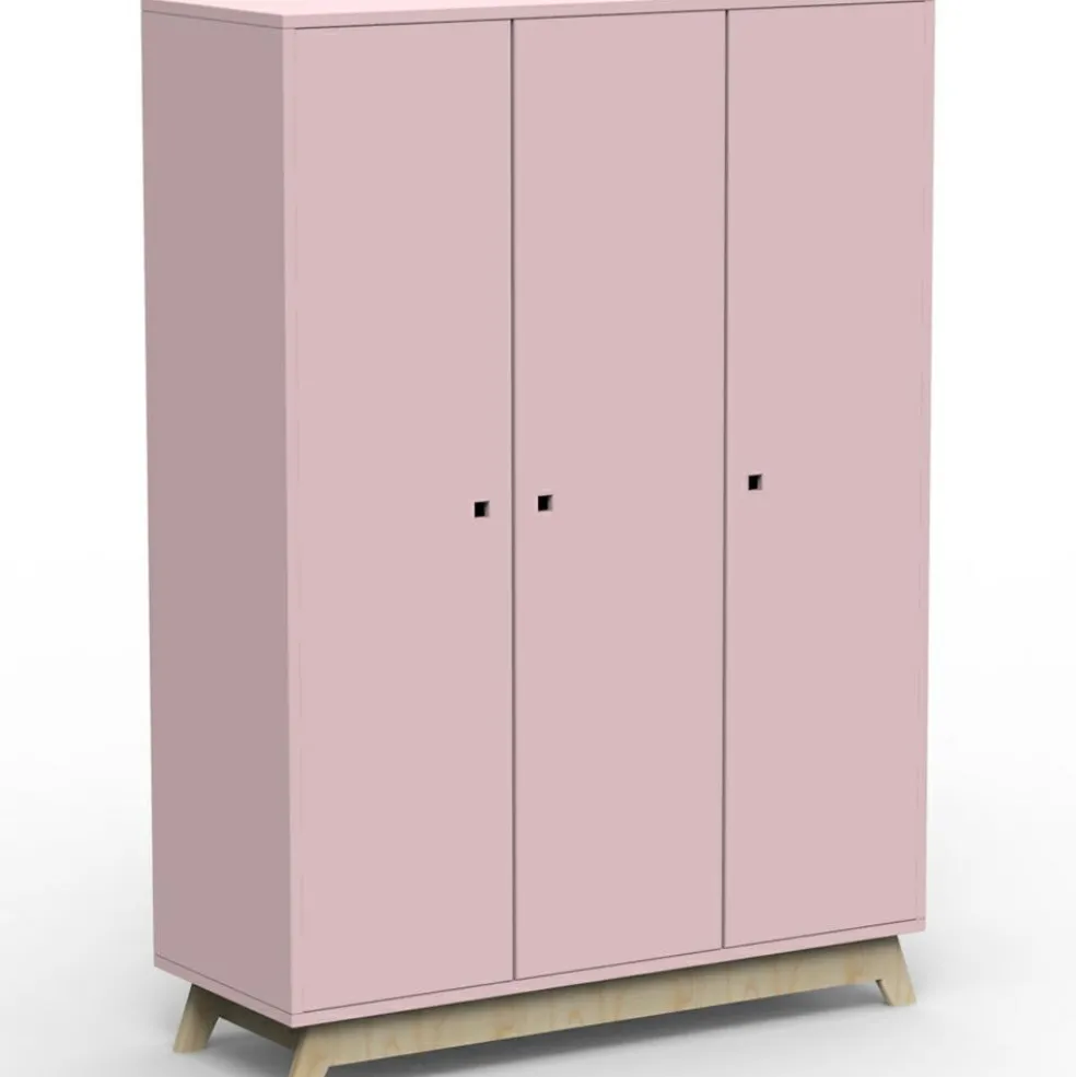 Armoire 3 portes Madavin (coloris au choix)