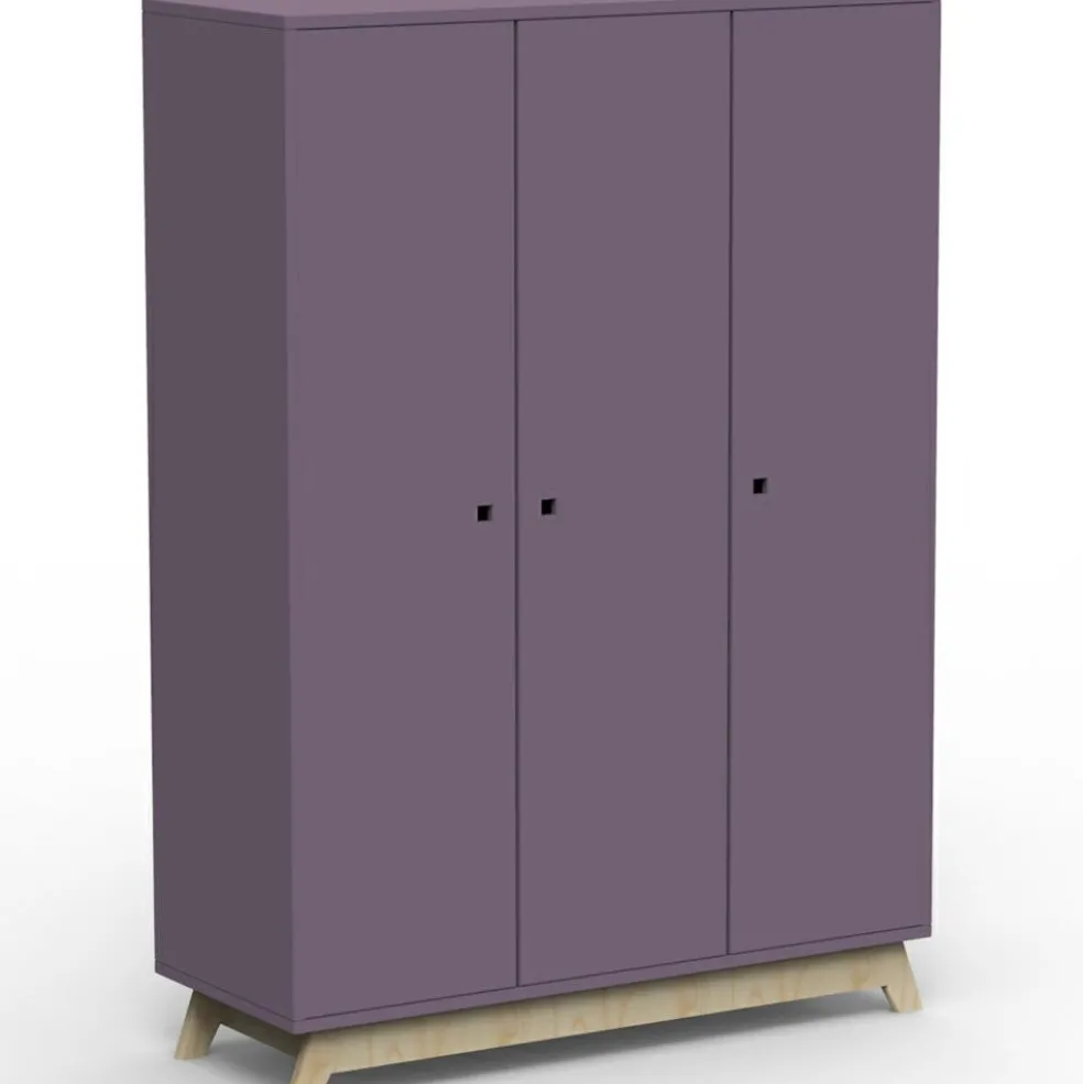 Armoire 3 portes Madavin (coloris au choix)