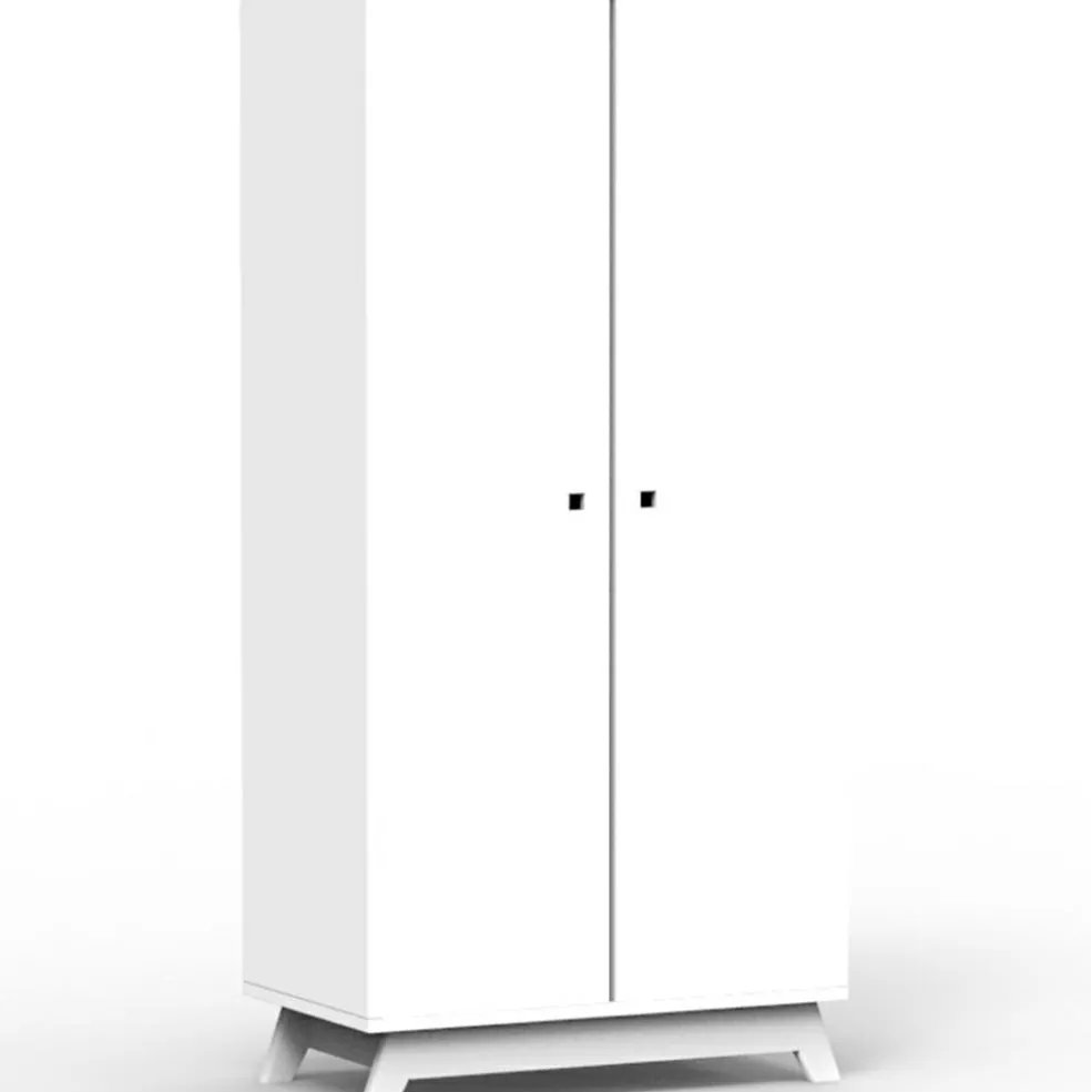 Armoire 2 portes Madavin (coloris au choix)