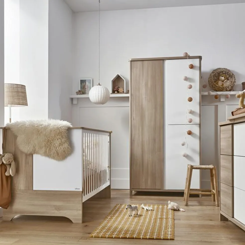 Armoire 3 portes Sacha chêne du bocage