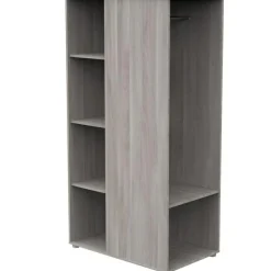 Armoire ouverte Up chêne silex