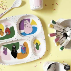 Assiette à compartiments Barbapapa