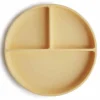 Assiette à compartiments en silicone avec ventouse Pale Daffodil