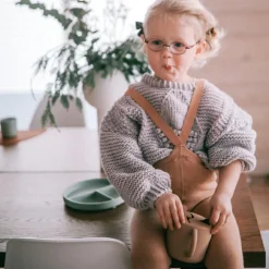 Assiette à compartiments en silicone avec ventouse Dried thyme