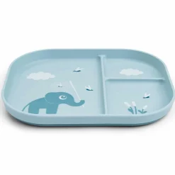 Assiette à compartiments Foodie Elphee Bleu