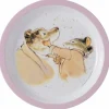 Assiette bébé ernest et célestine rose