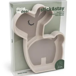 Assiette en silicone avec ventouse Lalee Sable