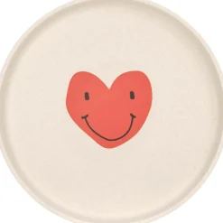 Assiette Happy Rascals Coeur lavande