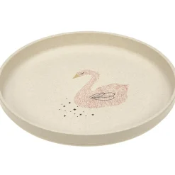 Assiette plate cygne Little Water