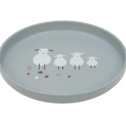 Assiette plate Tiny Farmer mouton et oie bleue
