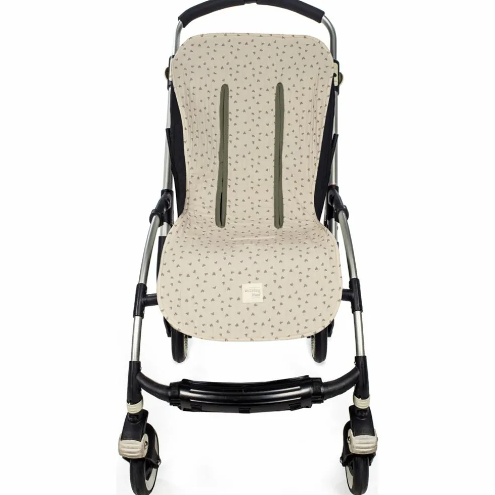 Assise pour poussette Coeurs Poppy Mousse