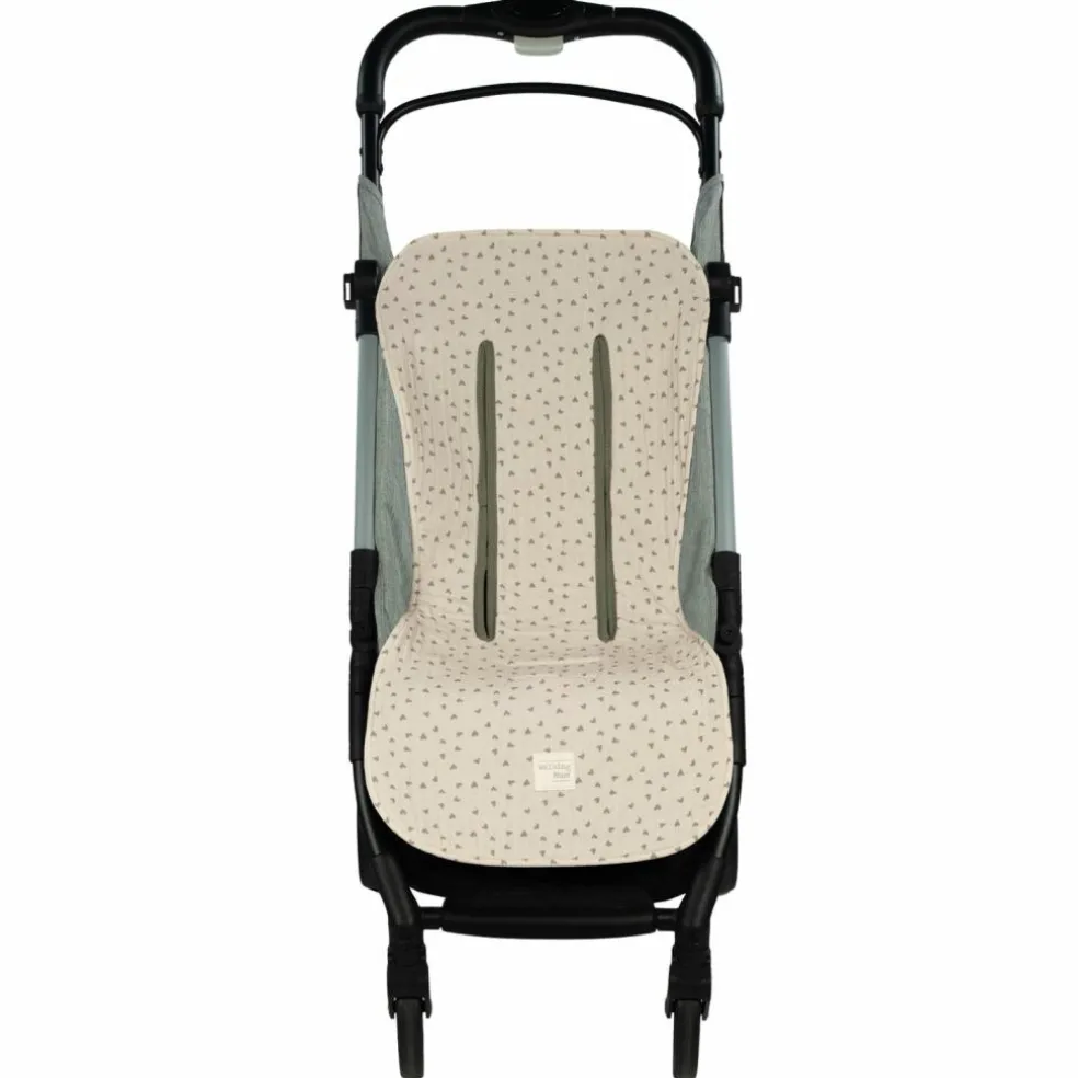 Assise pour poussette Coeurs Poppy Mousse