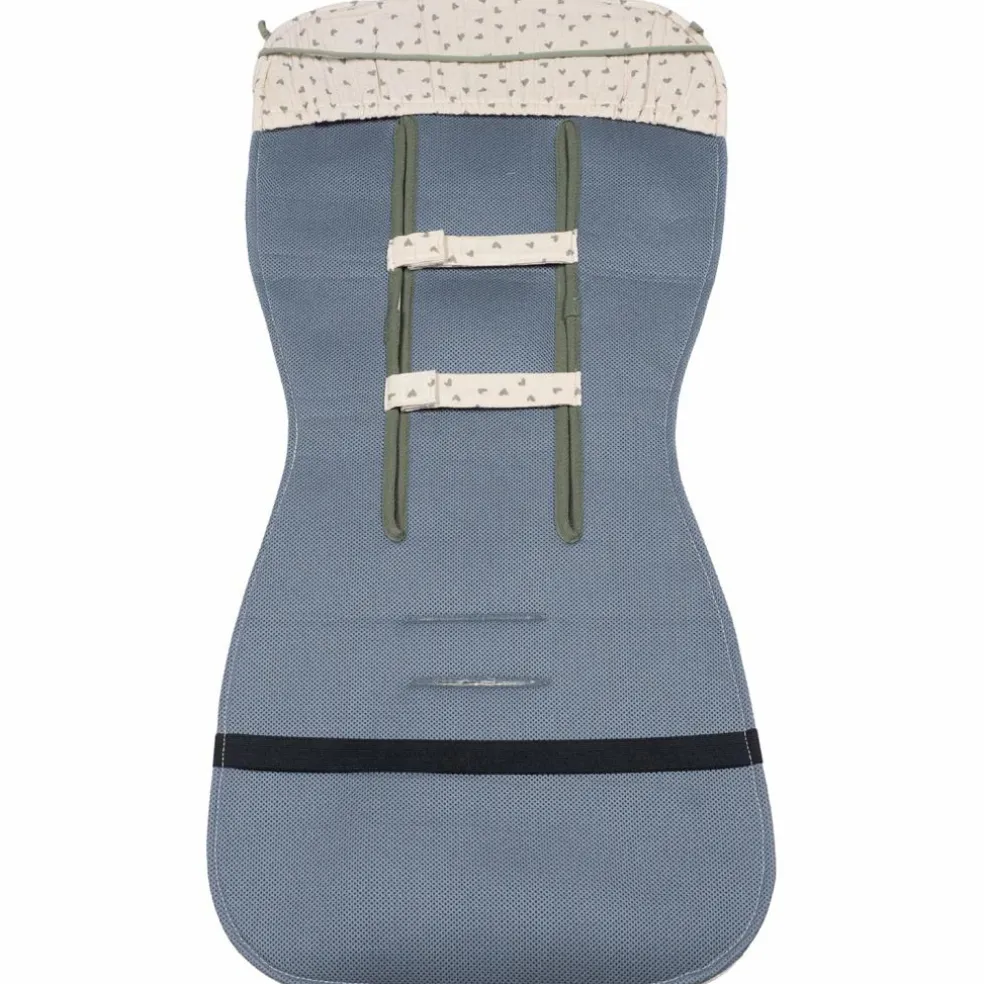 Assise pour poussette Coeurs Poppy Mousse