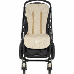 Assise pour poussette Coeurs Poppy Cannelle