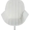 Assise tissu chaise haute Ovo Luxe blanc