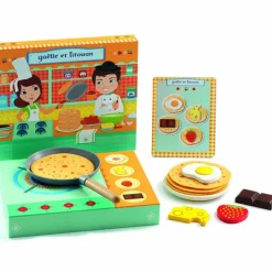 Atelier crêpes Gaëlle et Titouan