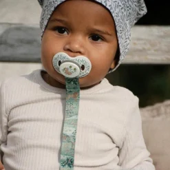 Attache sucette en bois Owl & Willow