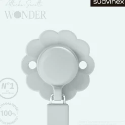 Attache sucette en silicone Wonder Illusion Blue