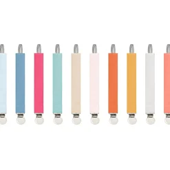 Attache sucette fuchsia (personnalisable)