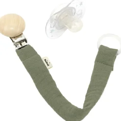 Attache sucette vert amande