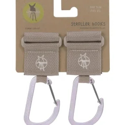 Attaches poussette pour sac à langer avec mousqueton rose