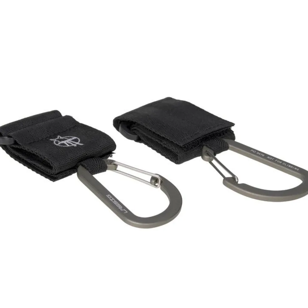 Attaches poussette pour sac à langer avec mousqueton Casual noir