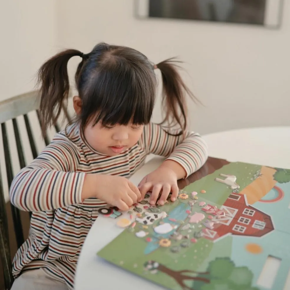 Autocollants réutilisables Sticker Book Farm