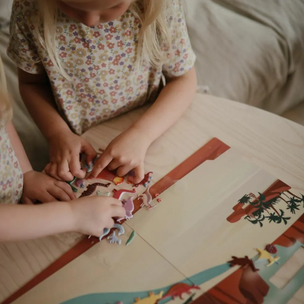 Autocollants réutilisables Sticker Book Dino