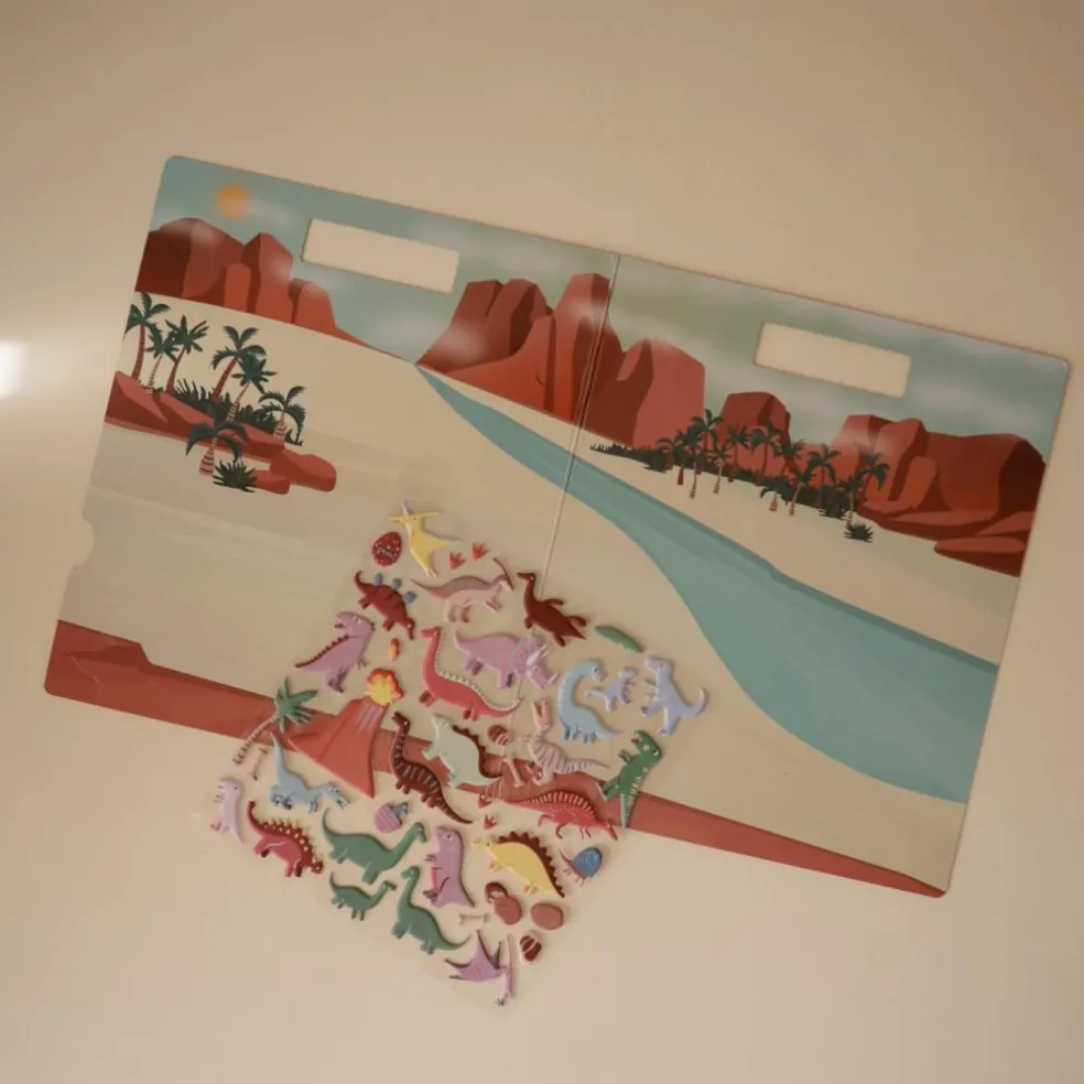 Autocollants réutilisables Sticker Book Dino