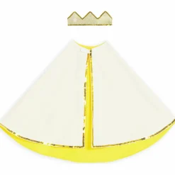 Baby set couronne et cape Or