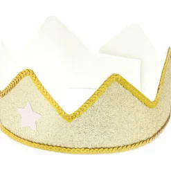 Baby set couronne et cape Or