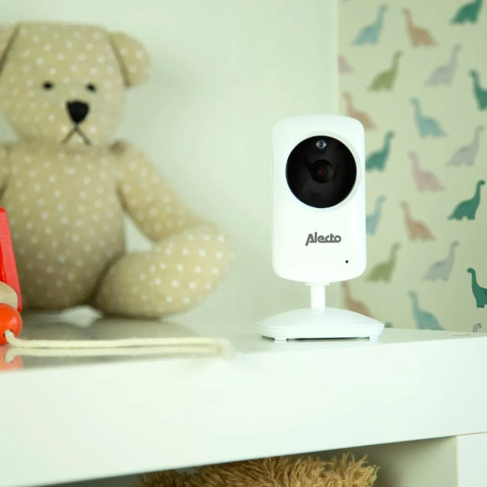 Babyphone avec caméra et écran couleur 2,4 pouces