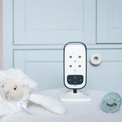 Babyphone avec caméra et écran couleur 2,4 pouces Blanc-Anthracite