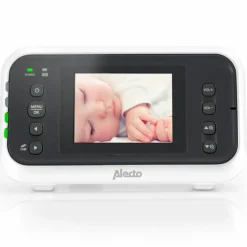 Babyphone avec caméra et écran couleur 2,4 pouces Blanc-Anthracite