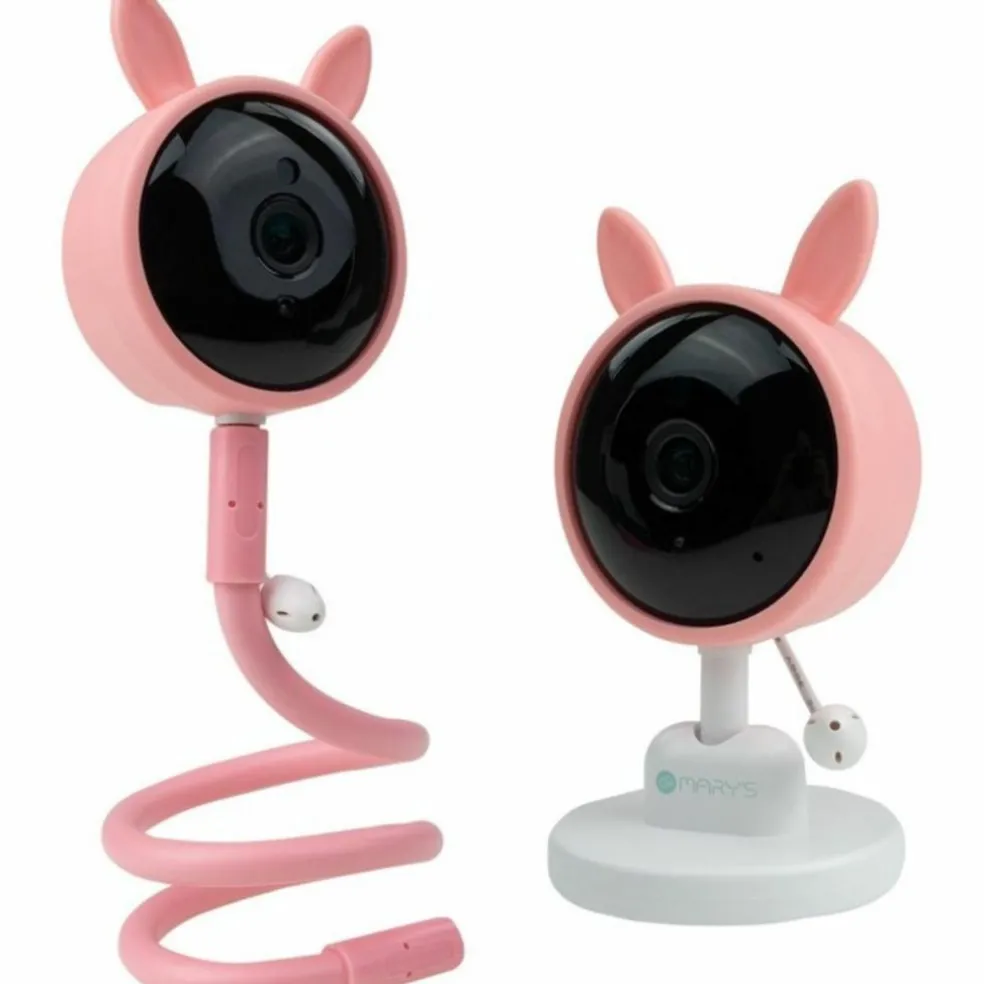 Babyphone connecté Lapin Rose
