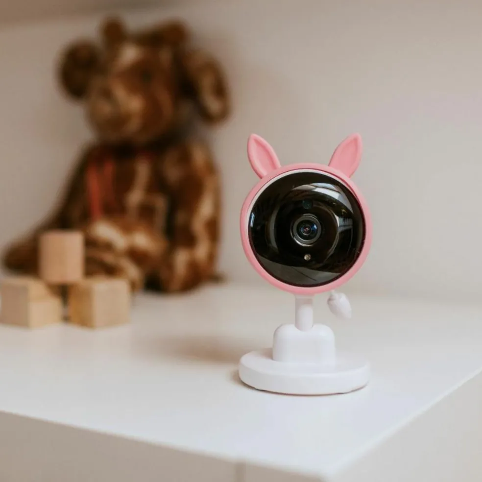 Babyphone connecté Lapin Rose