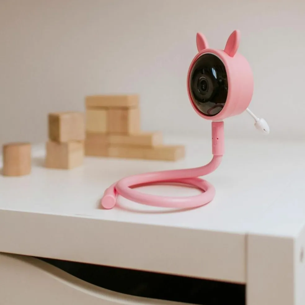 Babyphone connecté Lapin Rose