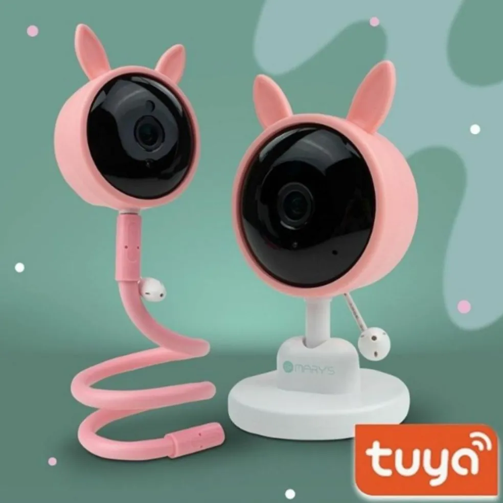 Babyphone connecté Lapin Rose