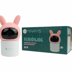 Babyphone rotatif Lapin Rose