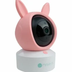 Babyphone vidéo avec caméra 2 en 1 Lapin Rose