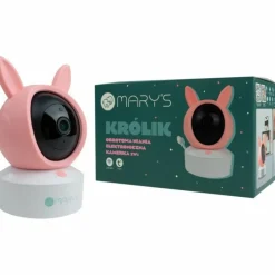 Babyphone vidéo avec caméra 2 en 1 Lapin Rose