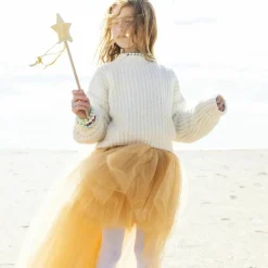 Baguette magique à paillettes Dorée