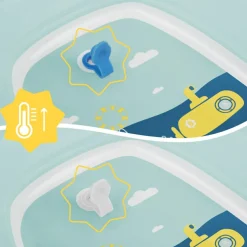 Baignoire pliable bleue