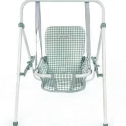 Balancelle pour poupée Tom Vichy vert