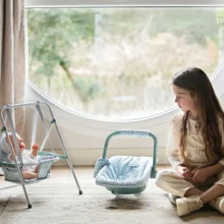 Balancelle pour poupée Tom Vichy vert