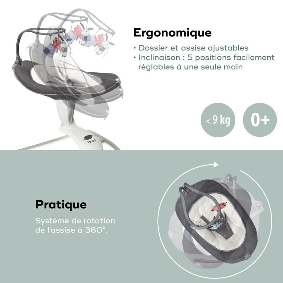 Balancelle Swoon Motion Zinc