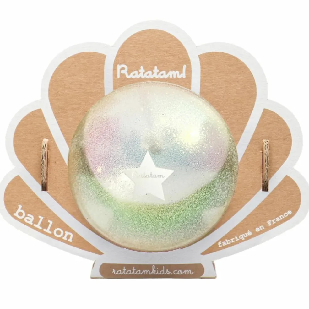 Ballon coquillage Blanc (10 cm)