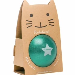 Ballon paillettes Vert (15 cm)