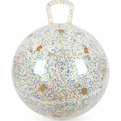 Ballon sauteur à paillettes Lemon