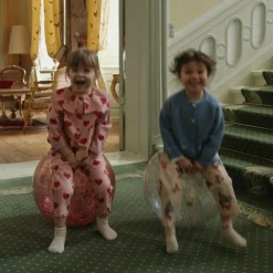 Ballon sauteur à paillettes Lemon